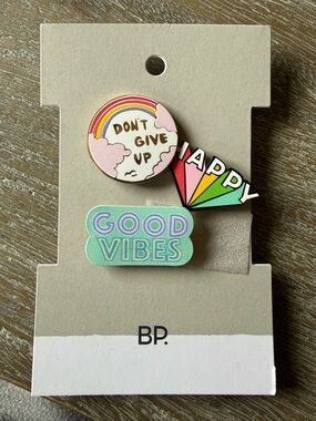 BP. Pins, Backpack, Bag Accessories